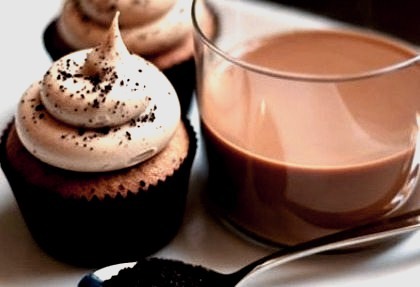 Cupcake, Mousse, Chocolate