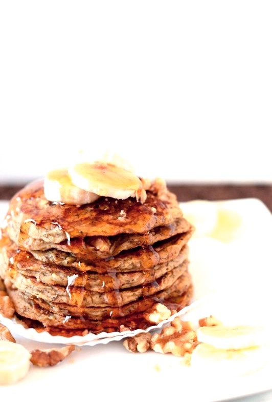 Recipe: Banana Nut Muffin Pancakes