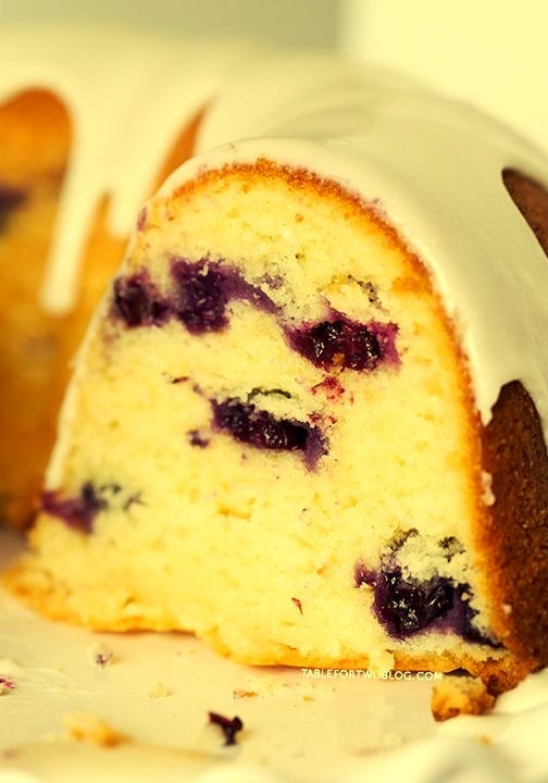 Blueberry Buttermilk Bundt Cake