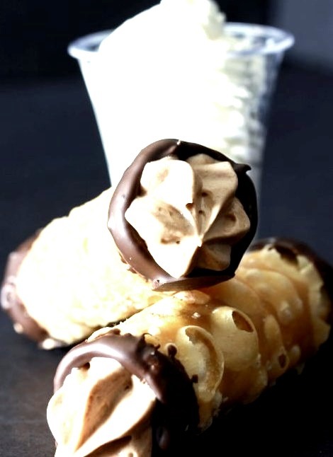 Shortcut Cannoli with Chocolate Mousse Filling Overtime Cook