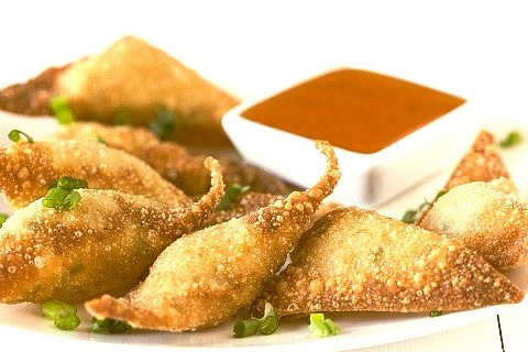Homemade Crab Rangoon by Brown Eyed Baker on Flickr.