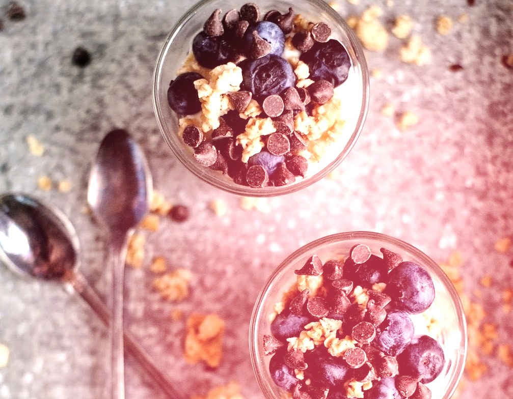 Blueberry & Chocolate Chip Yogurt Parfait How To Simplify